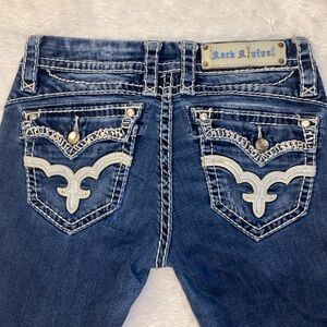 SZ 26 Rock Revival Women's Indigo Skinny Jeans (Please Read Description)